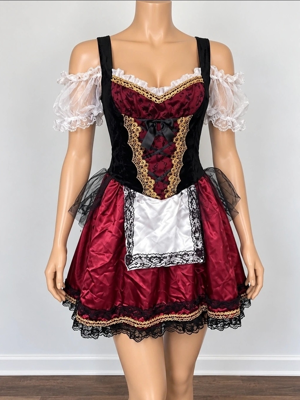 Leg Avenue Vixen Pirate Wench Costume Dress Women Medium Sexy Cosplay Halloween